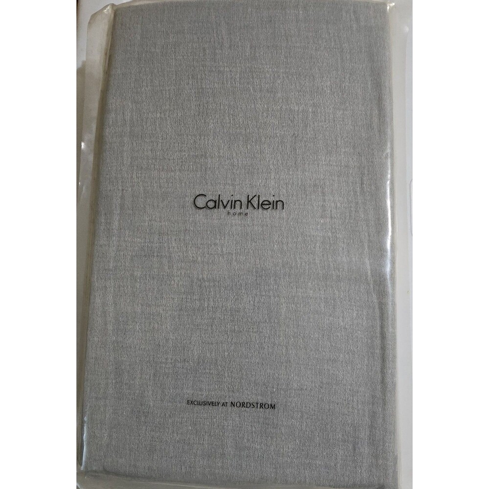 Calvin Klein Home Smoke King Pillow Sham - 100% Pure Combed Cotton, MSRP $100